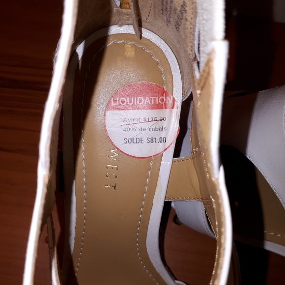 White sandales - Picture 2 of 2